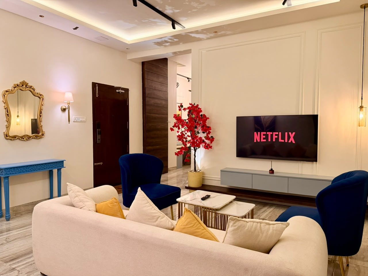 Luxe Azure · 3BHK — Mayfair Stays